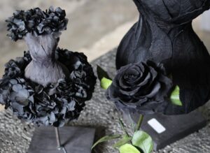 rose stabilisée noire